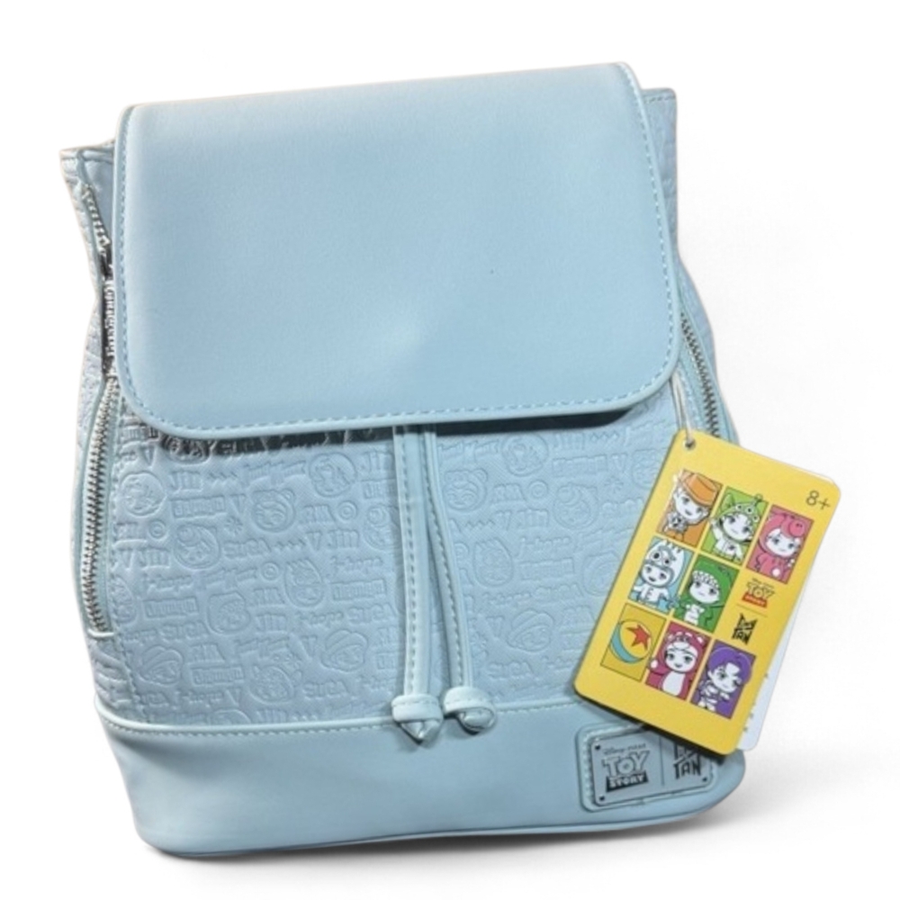 Loungefly Toy Story Tiny Tan Backpack Purse - Light Blue NWT Bag